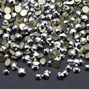 SS20 Mine Silver Flat Back Glass Stones Ss20 Non Hot Fix clear Crystal 2088 Rhinestone Cristal - 副本