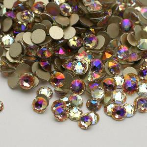 2024 New Color Sakura Pink 2088 Flat Back Glass Non Hotfix Crystal Rhinestone Beads Nail Crystals