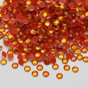 SS3-SS30 Orange Mocha Opal Non Hotfix Rhinestone Crystal Glue on Diamond Rhinestones for Garment Nail DIY Decoration