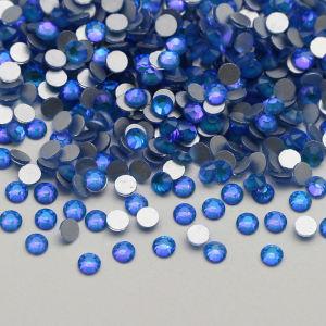 1440pcs Wholesale Rhinestones Crystal SS6-SS30 Flash Bright Blue Flatback Non Hot Fix Rhinestones Glue on for Nail Art Decorations