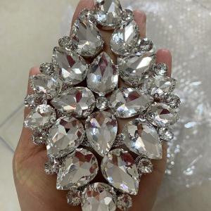 Fashion Sew-On Flat Diamond Strass Crystal Glass Applique Glue-On Rhinestone Beads Patch Shoes Garments DIY Motif Sewing Claw