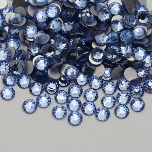 Lt sapphire SS3-SS30 Glass Non Hot Fix Nail Art Rhinestone