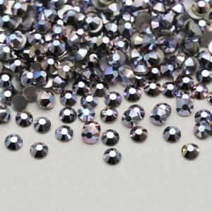 Cyan metal SS3-SS30 non Hotfix Rhinestones  flat back  Stones for dreess