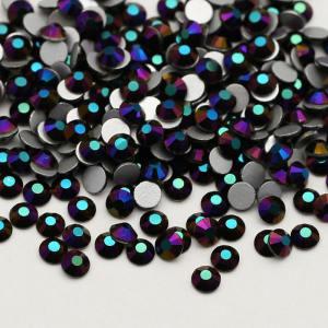 Fuchsia air blue SS3-SS30 Flat Back Crystals Non Hot Fix Glass Rhinestones For Christmas Cups - 副本