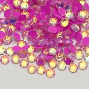 Luminous opal colors SS3 to SS30 Loose Non Hotfix Stone Glass AB Crystal HotFix Rhinestones 