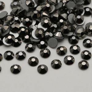 Hematite SS3-SS30 High quality non hot fix Flat back Nail Crystal Stone Glass Rhinestone For DIY Crafts ​