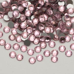 Lt pink SS3-SS30​Honor of crystal Newest Design Crystal Ab Crafts Nail Art Non Hot Fix Crystal Flat Back Rhinestones