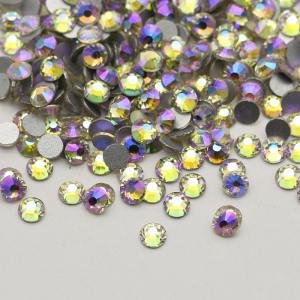 Moonlight SS3-SS30 high quality shining clear crystals flat back non hot fix glass crystals rhinestones
