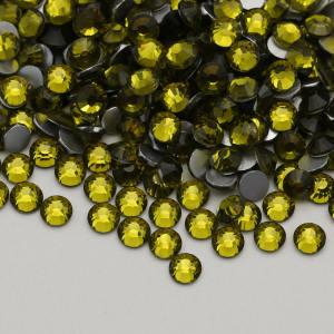 Olive SS3-SS30 Flat Back  Non Hotfix Sticker Glue Round Rhinestones for Decoration Bikini Garment ​