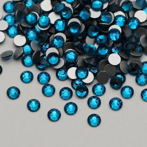 Peocock blue SS3-SS30 Flat Back Non Hot Fix Glass Rhinestone Strass Gems For Nail Art DIY