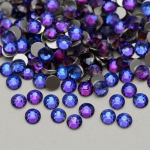 Purple velvet SS3-SS30 Hot Sale In Bulk Charms Non Hotfix Flat Backed Gems Decoration Rhinestones