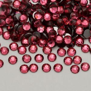 Rose SS3-SS30 Foil back rhinestone flatback crystal stone for dresses glass crystal non hotfix flat back rhinestone