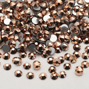 Rose gold SS3-SS30 Flat Back Glass Rhinestones Non Hotfix Rhinestones Nail Crystal In Stock