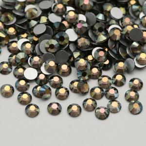 Shiny brown SS3-SS30 Non Hotfix Rhinestone Crystal  Flat Back NailArt Rhinestones Premium Quality Strass Nail Glitters Garment Stone