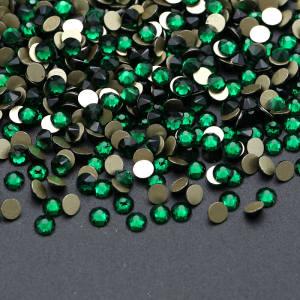 SS20 Emerald Glass Crystal AB 2088 Cuts Flatback in Bulk Nail Non Hotfix Rhinestones for Festival Costumes