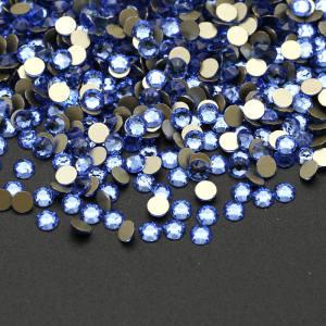 SS20 Lt Sapphire 8 Big 8 Small Hotfix Ss16 Ss20 Ss30 Crystal ab Rhinestones Non Hot Fix 2088 Flatback Rhinestones for Clothing Strass