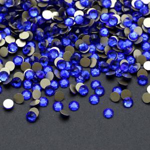 SS20 Sapphire 16 Cut Facets Nail Rhinestones Bulk Bling Glitter 2088 Crystal Non-Hotfix Flat Back Glass in Christmas Colors