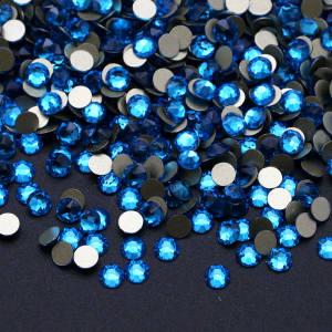SS20 Capri Blue 2088 16cutting Glue on Glass SS16 SS20 SS30 for DIY Craft Nail Art Decoration on Rhinestone Flat Back Crystal Women Shoes