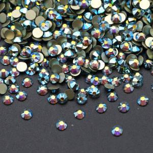 SS20 Black Diamond AB 2088 Non Hot Fix Rhinestones Bulk SS10 SS16 SS20 SS30 Flatback Glue On Non Hotfix Rhinestone Crystal ab for Garments