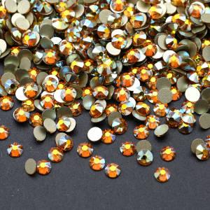 SS20 Topaz AB 2088 Wholesale Ss10 Ss16 Ss30 Flat Back Glass Non Hot Fix Rhinestone 