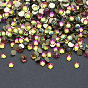 SS20 Rainbow 2088 16 Cut Facets Crystal Strass Stone Flat Back Bulk Glass Rhinestone for Wedding Decoration