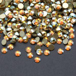 SS20 Jonquil AB Exceptional Quality Glass Stones Flat Back Nail 2088 Clear Round Gems Rhinestones