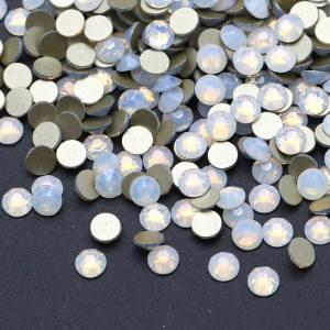 SS20 White Opal 2088 Crystal Glass 16 Cut Facets Bulk Flatback Wholesale Non Hotfix Bulk Strass Luxury Rhinestones
