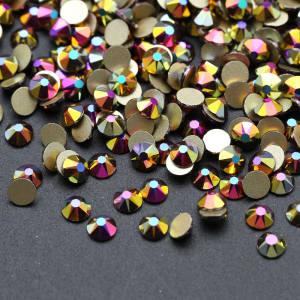 SS20 Rose Gold AB 10 Gross Packing 16 Facets Hot Fix Rhinestone Crystal Strass 2088 16 Cuts Crystal Non Hot Fix Rhinestone for Garment