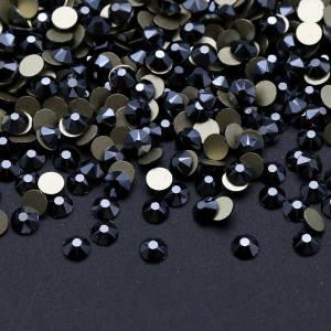 SS20 Jet Hematite 2088 16 Cut Facets SS16 Flat Back Non Hot Fix Crystals Glass Star Rhinestone for T Shirts DIY