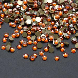 SS20 Sunset Glory 2088 8 Big 8 Small 16 Cut Xirius Glass Non Hotfix Rhinestone Flat Back Crystal AB for Nail Art Garment