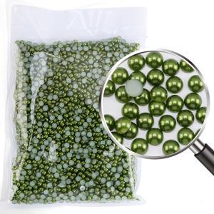 Wholesale Flat Back ABS Pearl Beads DIY Loose Plastic Half Pearl Beads for DIY Shoes Decoration - 副本 - 副本