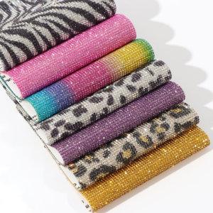 SS8 High Quality Crystal Stones Shining Crystal AB Sheet Self Adhesive Sheet Crystal Stones Sheet for DIY Shoes