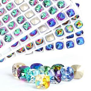 Shaka Hot Sale 3D Cute Nail Art Diamond Rhinestones Point Back Cushion Crystal Stone Design